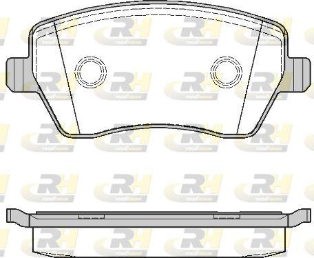 Roadhouse 2987.00 - Brake Pad Set, disc brake www.autospares.lv