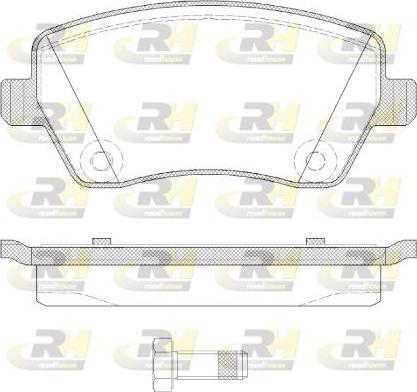 Roadhouse 2987.22 - Bremžu uzliku kompl., Disku bremzes www.autospares.lv