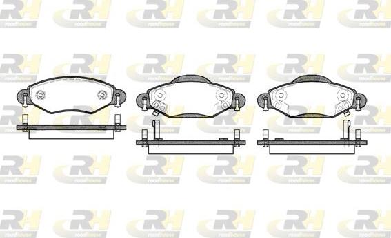 Roadhouse 2978.02 - Bremžu uzliku kompl., Disku bremzes www.autospares.lv