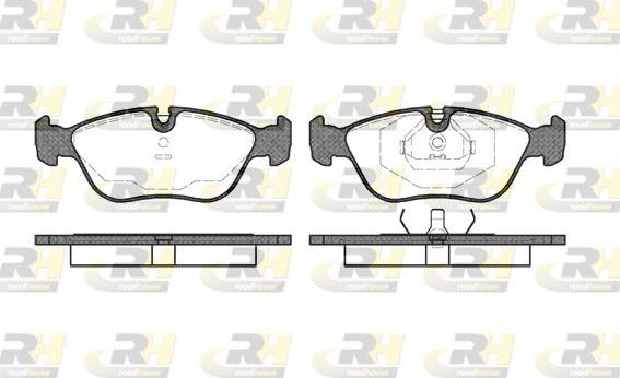 Roadhouse 2446.00 - Brake Pad Set, disc brake www.autospares.lv