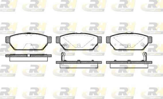 Roadhouse 2440.02 - Brake Pad Set, disc brake www.autospares.lv