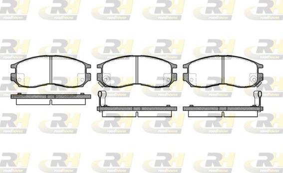 Roadhouse 2460.02 - Bremžu uzliku kompl., Disku bremzes www.autospares.lv