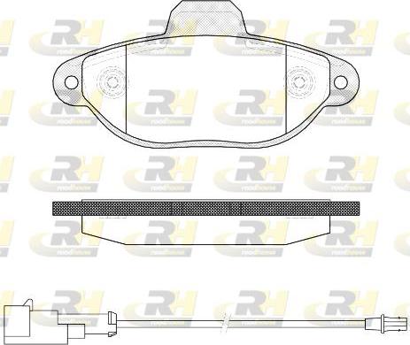 Roadhouse 2414.22 - Bremžu uzliku kompl., Disku bremzes www.autospares.lv