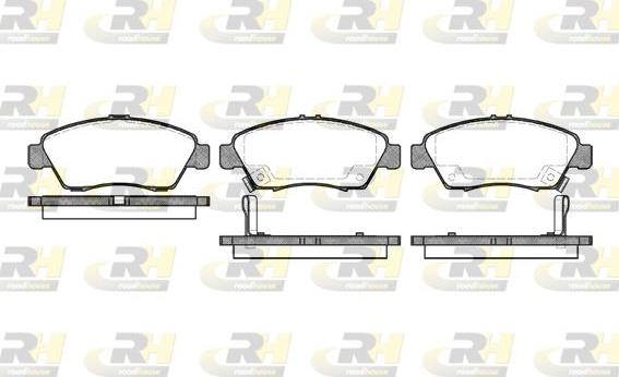 Roadhouse 2418.02 - Brake Pad Set, disc brake www.autospares.lv