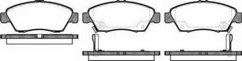 Alpha Brakes HKP-HD-033 - Brake Pad Set, disc brake www.autospares.lv