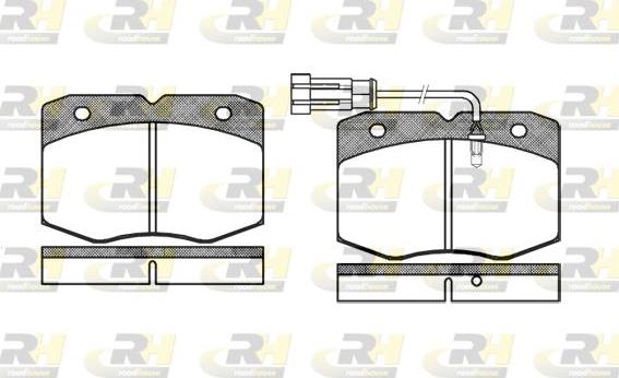 Roadhouse 2435.12 - Bremžu uzliku kompl., Disku bremzes www.autospares.lv