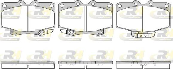 Roadhouse 2430.04 - Bremžu uzliku kompl., Disku bremzes www.autospares.lv