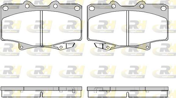 Roadhouse 2429.04 - Bremžu uzliku kompl., Disku bremzes autospares.lv