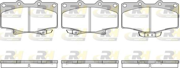 Roadhouse 2429.14 - Bremžu uzliku kompl., Disku bremzes www.autospares.lv