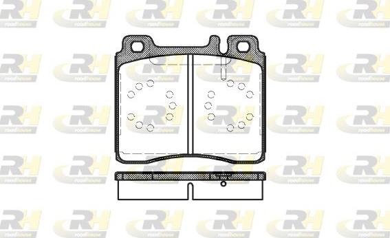 Roadhouse 2420.00 - Bremžu uzliku kompl., Disku bremzes www.autospares.lv