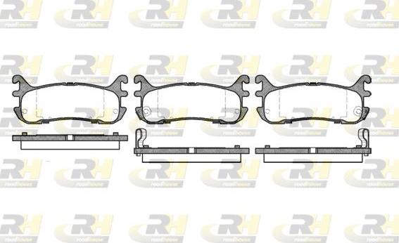 Roadhouse 2479.02 - Bremžu uzliku kompl., Disku bremzes www.autospares.lv