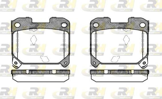 Roadhouse 2475.04 - Bremžu uzliku kompl., Disku bremzes www.autospares.lv