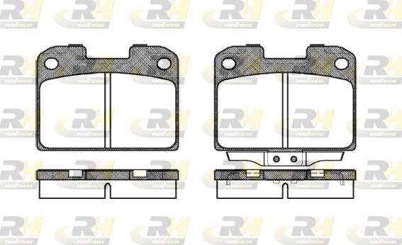 Roadhouse 2476.00 - Bremžu uzliku kompl., Disku bremzes www.autospares.lv