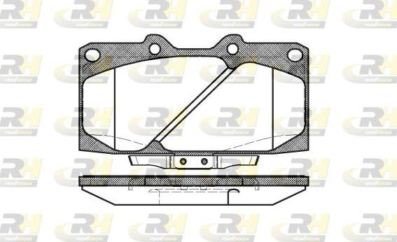 Roadhouse 2599.04 - Bremžu uzliku kompl., Disku bremzes www.autospares.lv