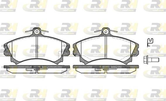 Roadhouse 2590.02 - Brake Pad Set, disc brake www.autospares.lv