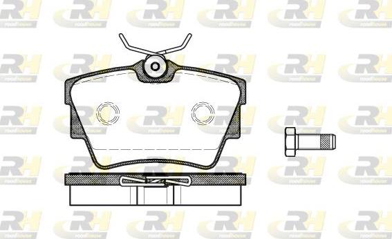 Roadhouse 2591.10 - Bremžu uzliku kompl., Disku bremzes www.autospares.lv