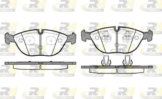 Roadhouse 2597.00 - Brake Pad Set, disc brake www.autospares.lv