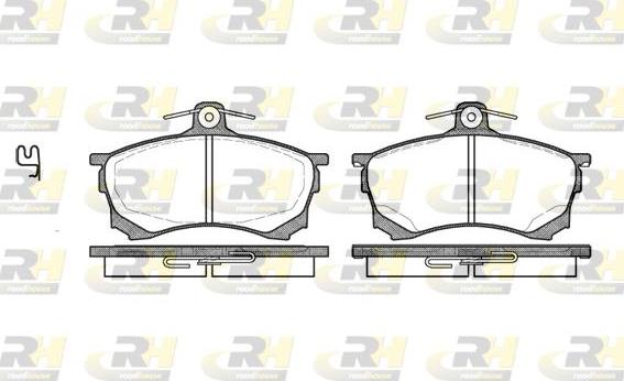 Roadhouse 2582.00 - Bremžu uzliku kompl., Disku bremzes www.autospares.lv