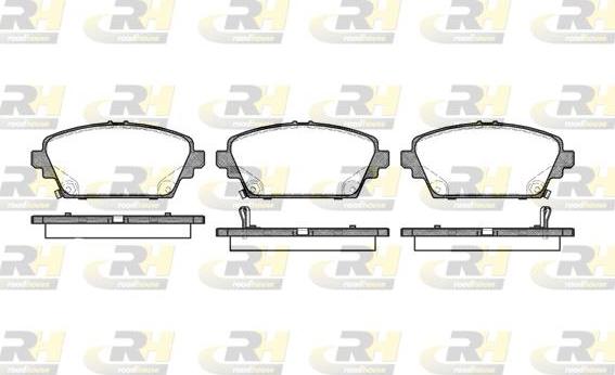 Roadhouse 2694.02 - Brake Pad Set, disc brake www.autospares.lv