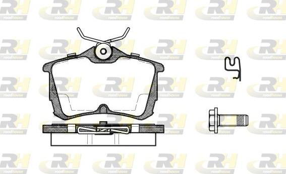 Roadhouse 2695.02 - Brake Pad Set, disc brake www.autospares.lv