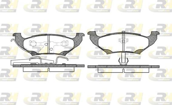 Roadhouse 2690.10 - Bremžu uzliku kompl., Disku bremzes www.autospares.lv