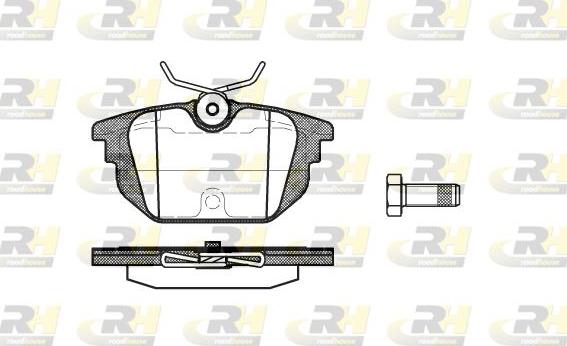 Roadhouse 2692.00 - Brake Pad Set, disc brake www.autospares.lv