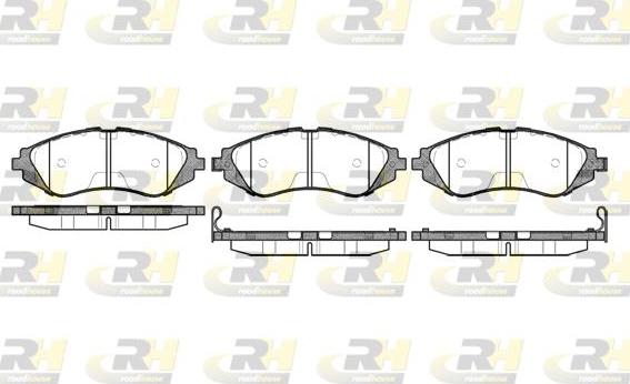 Roadhouse 2645.02 - Bremžu uzliku kompl., Disku bremzes www.autospares.lv