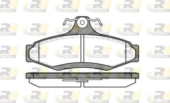 Roadhouse 2646.10 - Тормозные колодки, дисковые, комплект www.autospares.lv