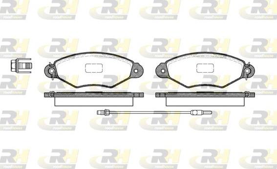 Roadhouse 2643.01 - Bremžu uzliku kompl., Disku bremzes www.autospares.lv