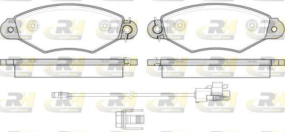 Roadhouse 2643.30 - Bremžu uzliku kompl., Disku bremzes www.autospares.lv