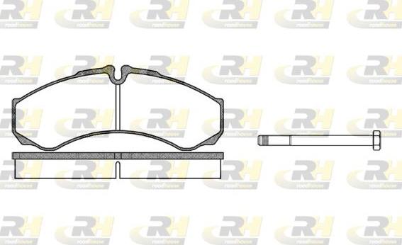 Roadhouse 2651.00 - Brake Pad Set, disc brake www.autospares.lv