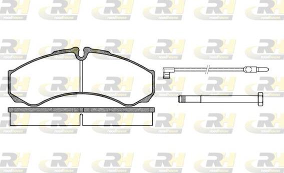 Roadhouse 2651.02 - Bremžu uzliku kompl., Disku bremzes autospares.lv