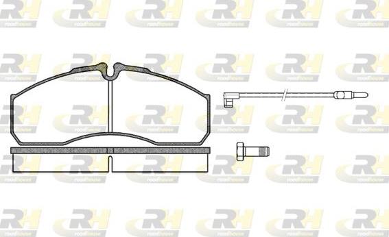 Roadhouse 2651.12 - Brake Pad Set, disc brake www.autospares.lv