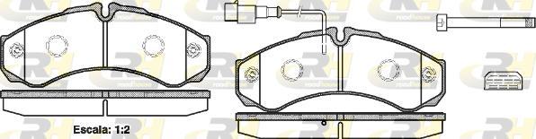 Roadhouse 2651.32 - Тормозные колодки, дисковые, комплект www.autospares.lv