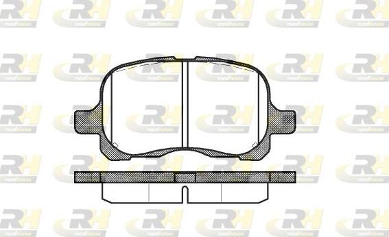 Roadhouse 2652.00 - Тормозные колодки, дисковые, комплект www.autospares.lv