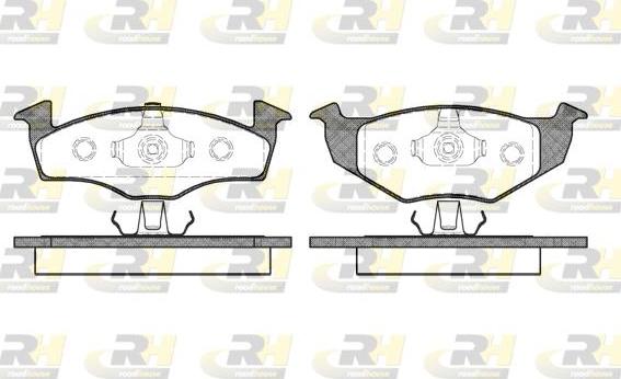 Roadhouse 2609.00 - Brake Pad Set, disc brake www.autospares.lv