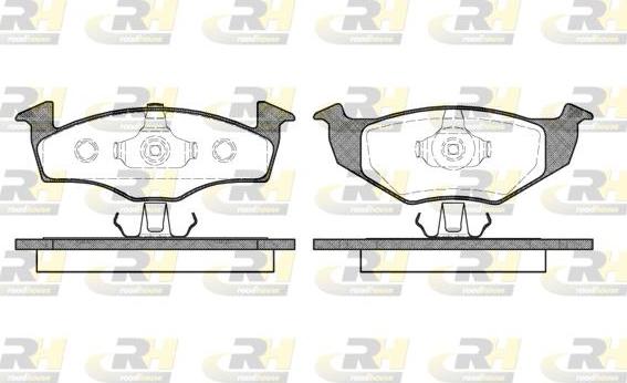 Roadhouse 2609.10 - Brake Pad Set, disc brake www.autospares.lv