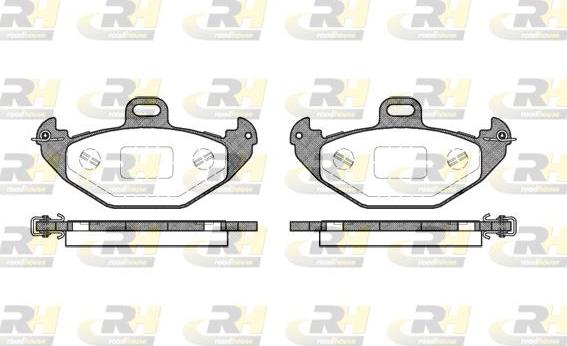 Roadhouse 2686.00 - Brake Pad Set, disc brake www.autospares.lv