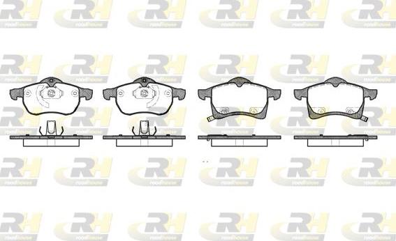 Roadhouse 2683.02 - Brake Pad Set, disc brake www.autospares.lv