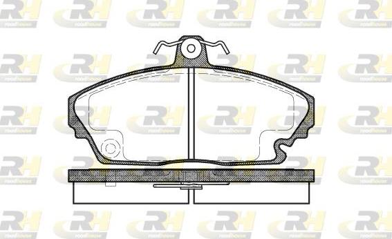 Roadhouse 2635.00 - Bremžu uzliku kompl., Disku bremzes www.autospares.lv