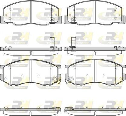 Roadhouse 2636.04 - Brake Pad Set, disc brake www.autospares.lv