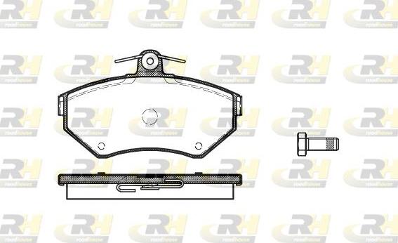 Roadhouse 2631.00 - Brake Pad Set, disc brake www.autospares.lv