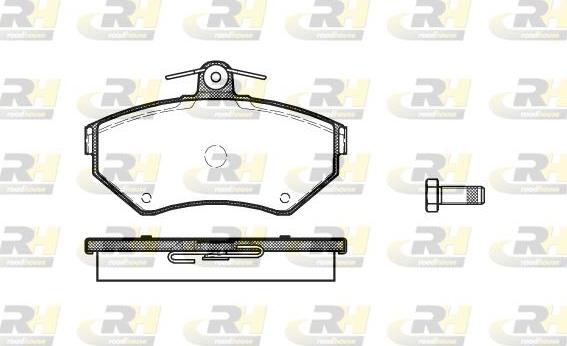 Roadhouse 2631.10 - Тормозные колодки, дисковые, комплект www.autospares.lv