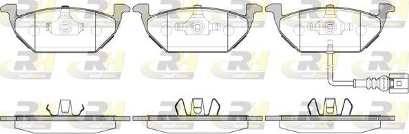 Roadhouse 2633.31 - Brake Pad Set, disc brake www.autospares.lv