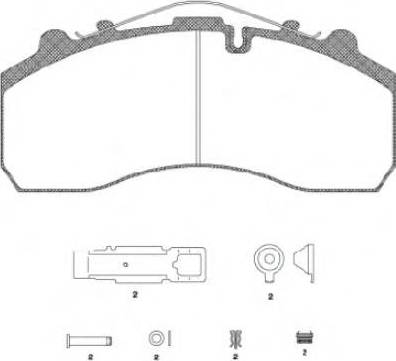 Roadhouse 2637.20 - Bremžu uzliku kompl., Disku bremzes www.autospares.lv