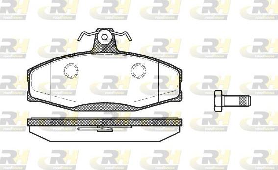 Roadhouse 2620.20 - Brake Pad Set, disc brake www.autospares.lv