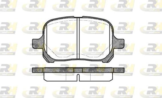 Roadhouse 2621.00 - Brake Pad Set, disc brake www.autospares.lv