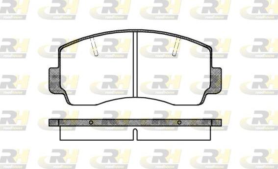 Roadhouse 2094.20 - Bremžu uzliku kompl., Disku bremzes www.autospares.lv