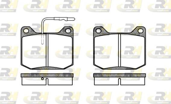 Roadhouse 2045.32 - Тормозные колодки, дисковые, комплект www.autospares.lv