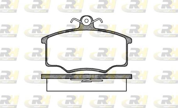 Roadhouse 2046.00 - Brake Pad Set, disc brake www.autospares.lv